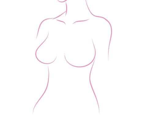 breast cancer awareness month. Woman silhouette with breast can breast cancer awareness month. Woman silhouette with breast cancer awareness ribbon. Vector illustration